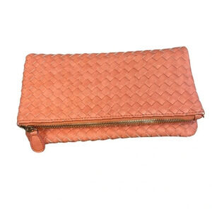 Urban Expressions Coral Vegan Leather gold/magnetic Clutch